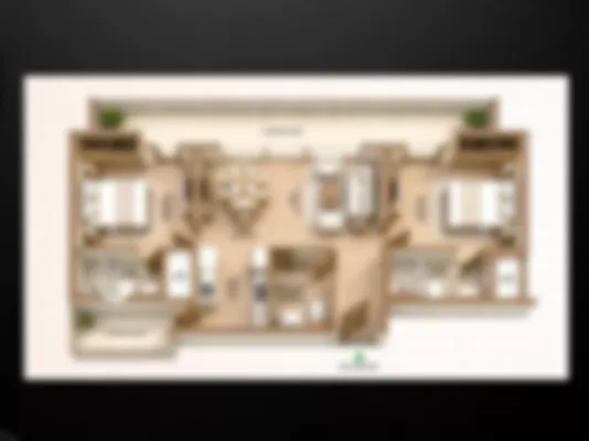 Aura Aerth 2.5 BHK Floor Plan