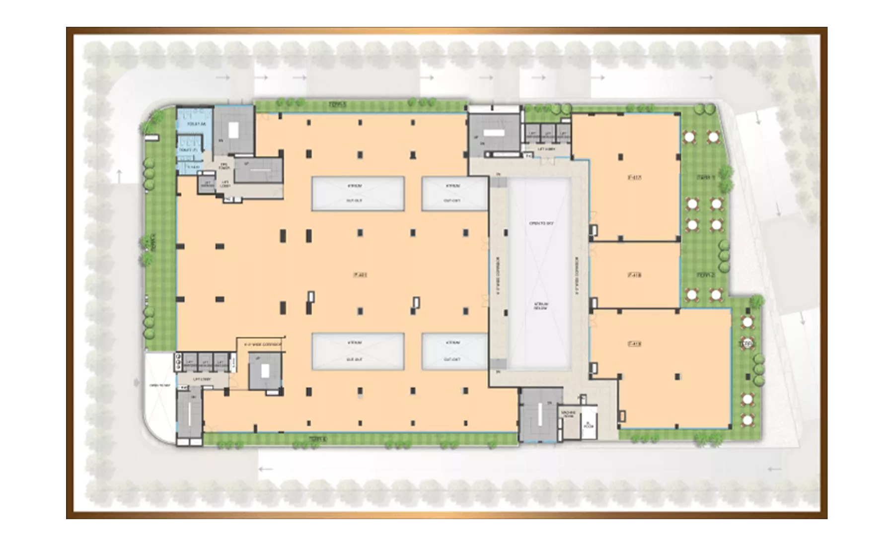 Aura Vantaje 4th Floor Plan