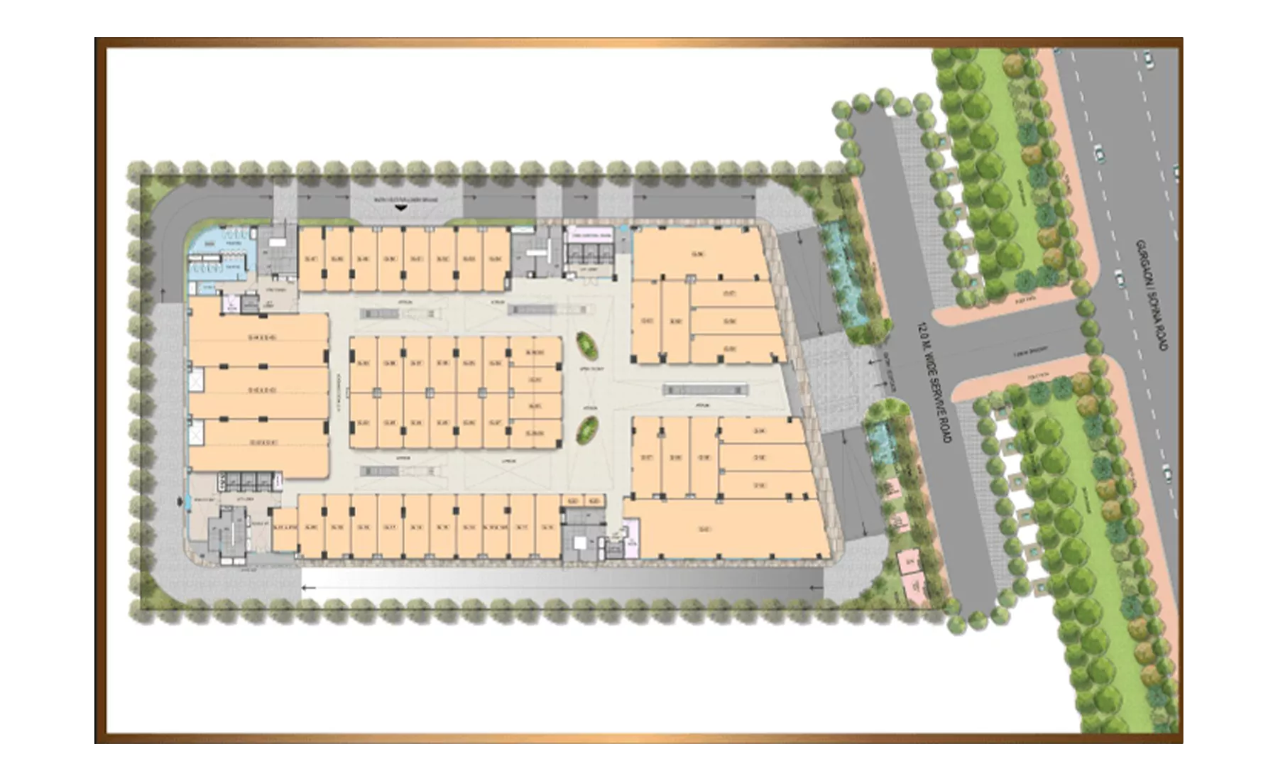 Aura Vantaje Ground Floor Plan
